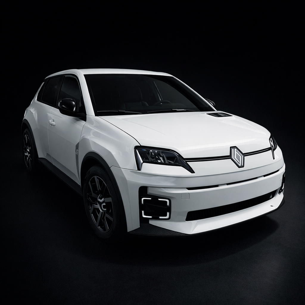 Elektrofahrzeug im Ausstellungsraum des Autohauses W. Janßen